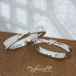 浜松　プラチナ結婚指輪・鍛造　 ふたりの絆を結ぶ指輪