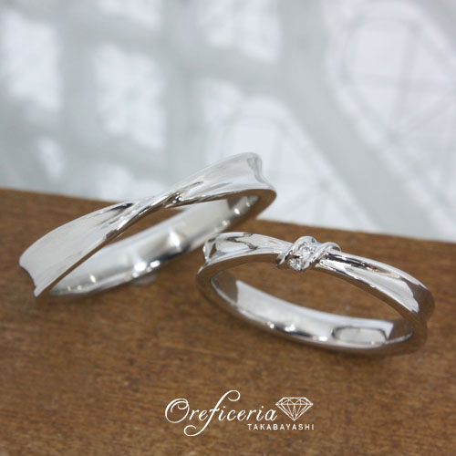 浜松　プラチナ【オーダーメイド結婚指輪】ふたりの絆を結ぶ指輪
