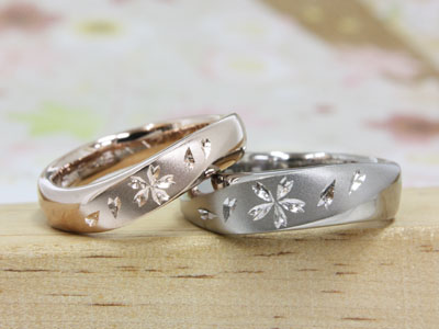 浜松の桜の名所と桜の婚約指輪・結婚指輪