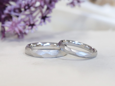 【オーダーメイド結婚指輪】東京都　A&Mさま「丁寧に年数長く身に付ける事も考慮した提案」