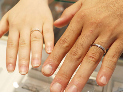 【オーダーメイド結婚指輪】浜松市 H & R さま／大満足です