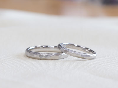 【オーダーメイド結婚指輪】浜松市　竹山勝基さま・鈴木みなみ様　／良い指輪を作っていただくことができて大満足です！