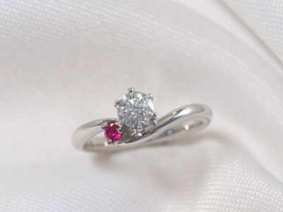 【結婚指輪】掛川市 川合さま／婚約指輪が良く、また購入したいと思った