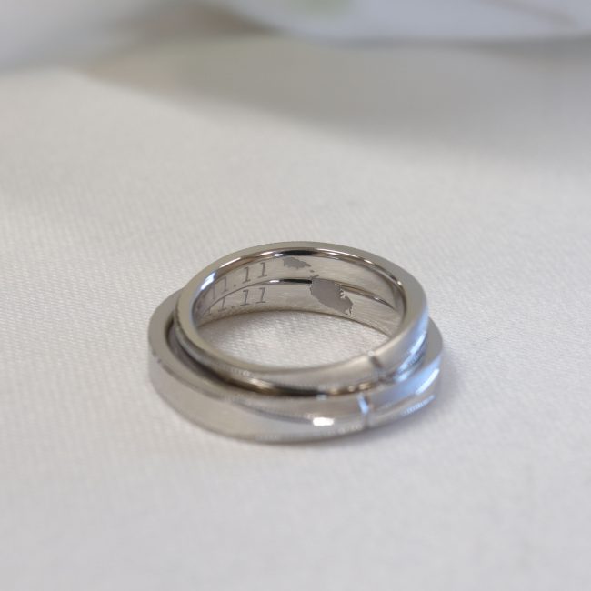 【オーダーメイド結婚指輪】浜松市 Kさま／価格も分かりやすかったので選ばせてもらいました