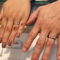 【結婚指輪】浜松市　Y & Y さま／自由なデザインでお願いできると聞いたので