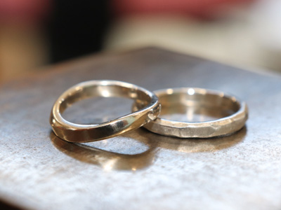【手作り結婚指輪】静岡県　K&Mさま