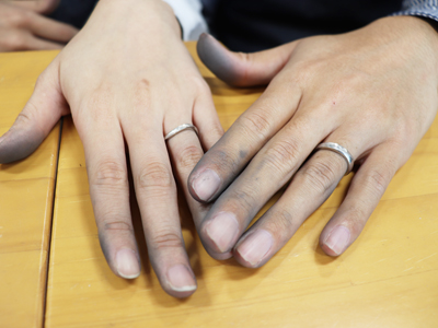 【手作り結婚指輪】浜松市 S & M さま