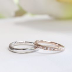 【リフォーム婚約指輪・オーダ―メイド結婚指輪】浜松市　後藤さま　「2人の記念として思い出に残るようにしたかった」
