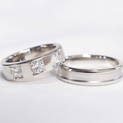 リフォーム　幅広の結婚指輪