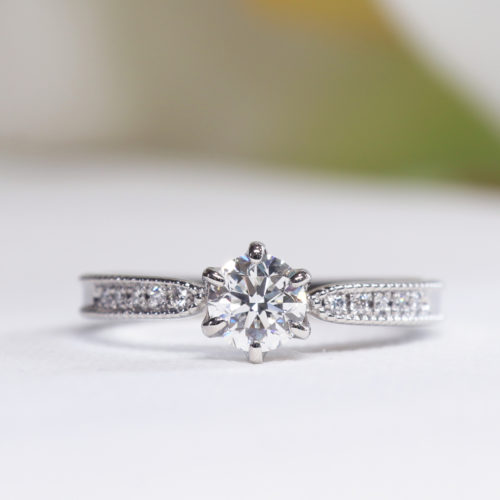 【婚約指輪】浜松市　Oさま「リングの種類等含め理想的な指輪を選ぶことが出来る」