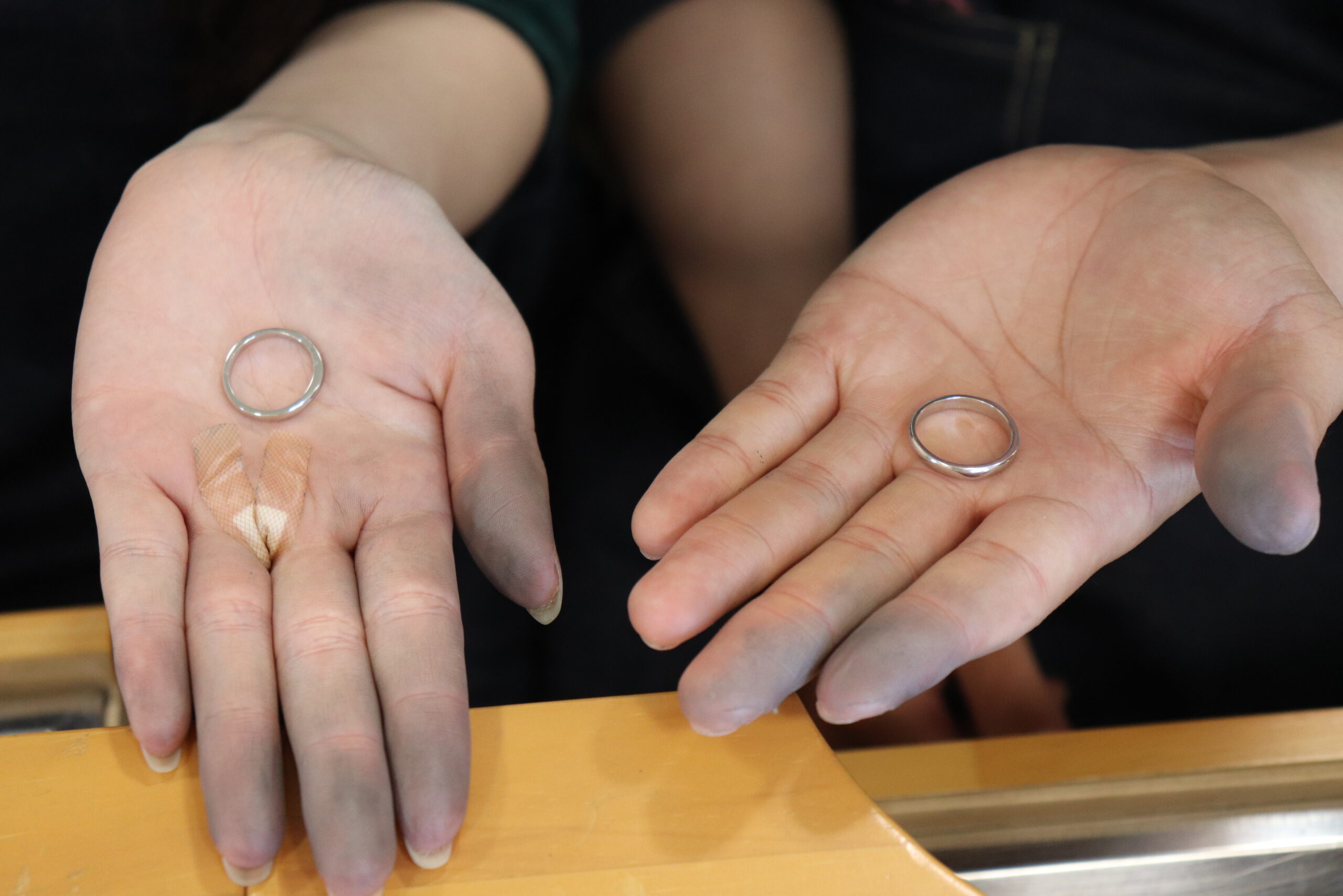 静岡県浜松市　手作り結婚指輪