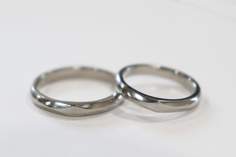 浜松　手作り結婚指輪／少しずつ形になっていくのを見て感動しました