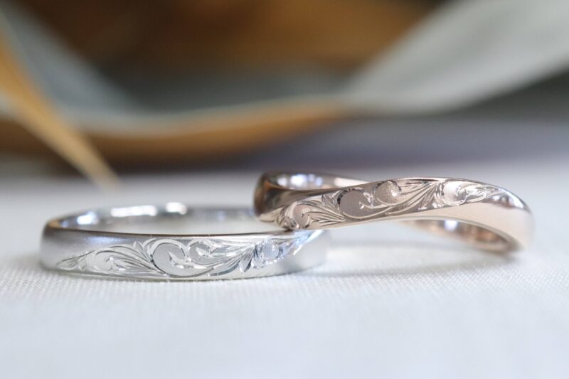 浜松　手作り結婚指輪／1本の金属が指輪になったときは、達成感と感動がありました