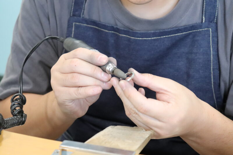 浜松　手作り結婚指輪「工程が多くとても楽しかったです」