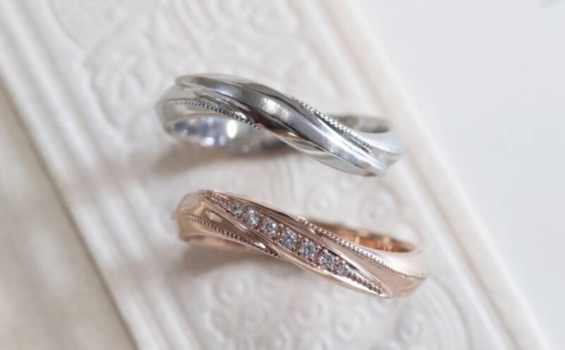 手作り結婚指輪－金属でも自由に選べるデザイン