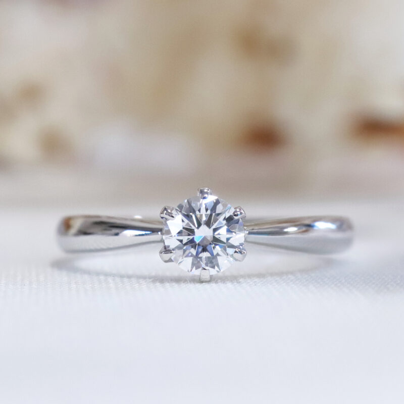浜松　オーダーメイド婚約指輪「納期が早く、指輪とダイヤもキレイで満足です」