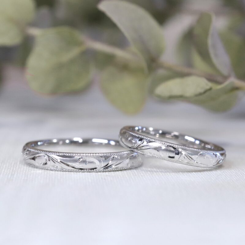 浜松　オーダーメイド結婚指輪「とてもキレイな仕上がりでした」