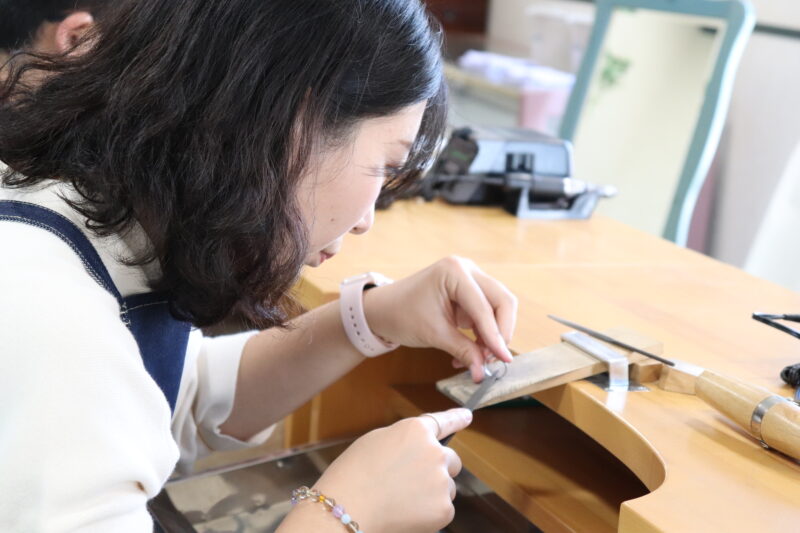浜松　手作り結婚指輪　「手作りの時間もとっても楽しく、思い出に残る幸せな時間でした」