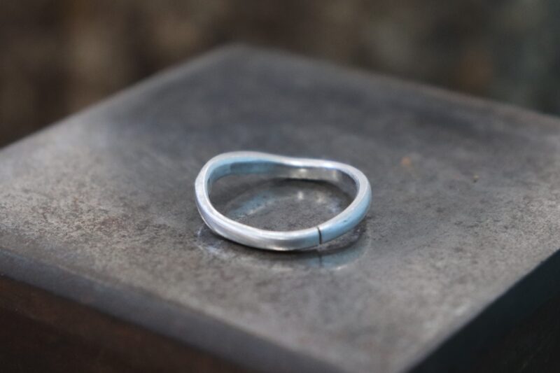浜松　手作り結婚指輪「一から作って完成まで段々指輪になっていくのがとても楽しかった」