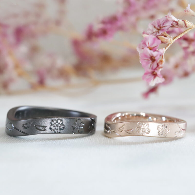 浜松　オーダーメイド結婚指輪「デザインを拝見させてもらって一目ぼれし、オーダー」