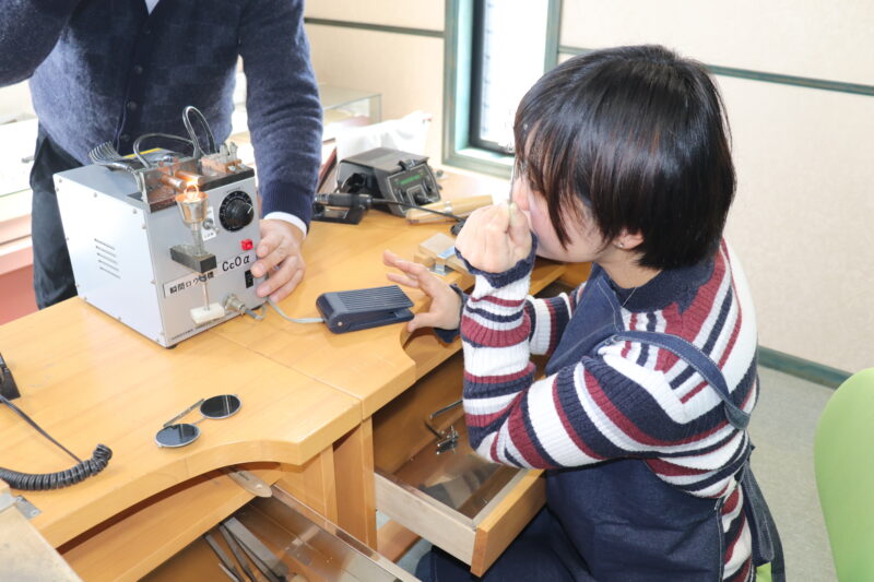 浜松　手作り結婚指輪「親切に教えてくれたので安心して作る事ことができました」