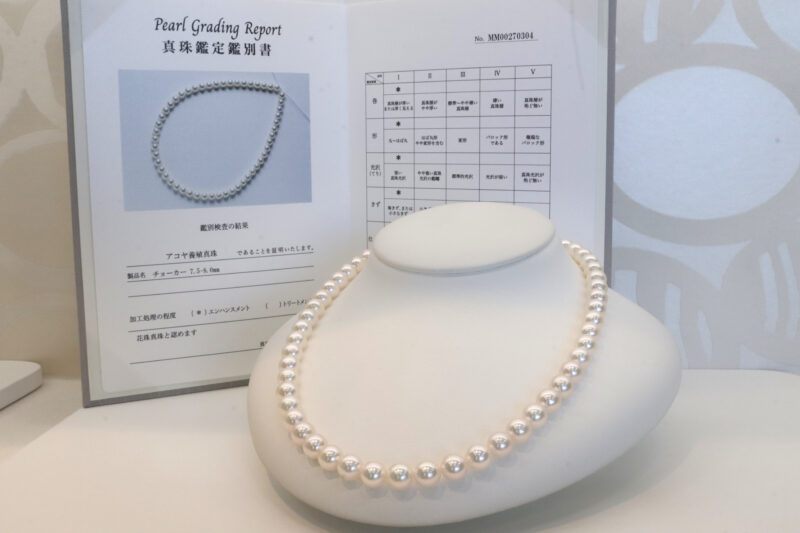 あこや真珠花珠ネックレス