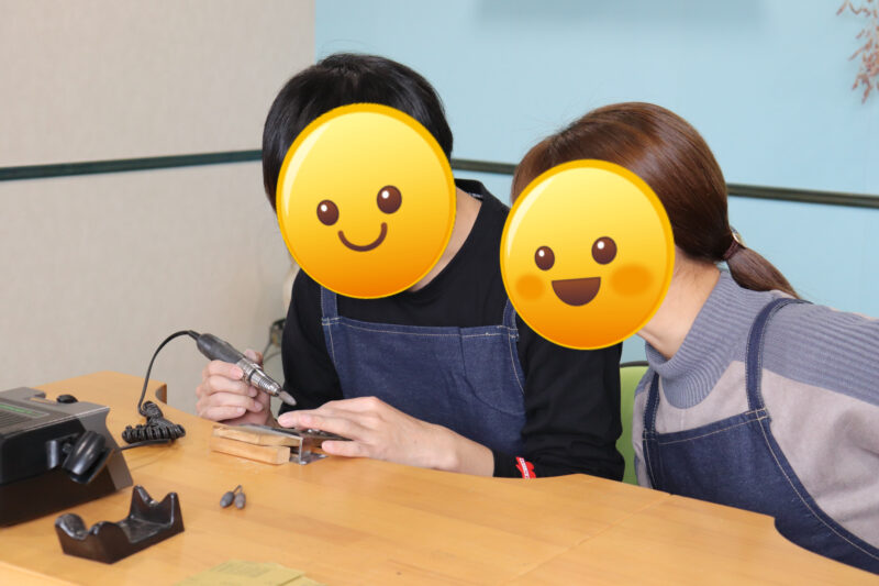 浜松　手作り結婚指輪「とても楽しくできました」