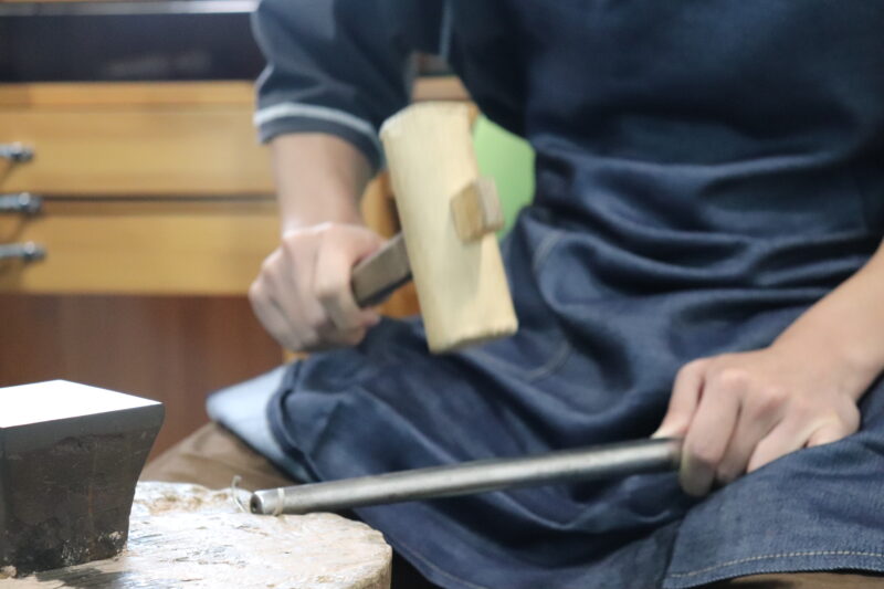 手づくり結婚指輪「すこしずつ形になっていくのがとっても楽しかったです」