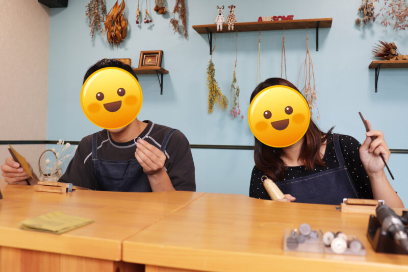 手づくり結婚指輪「すこしずつ形になっていくのがとっても楽しかったです」
