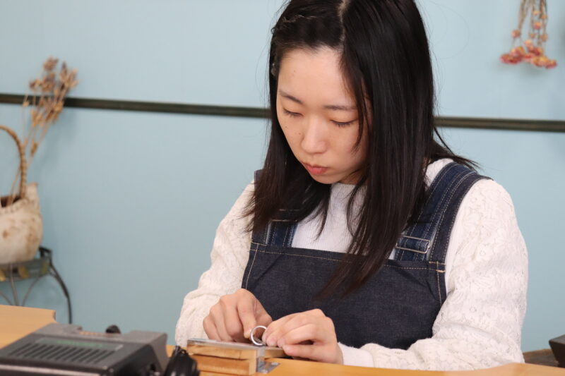 手作り結婚指輪「めちゃくちゃ楽しかったです」