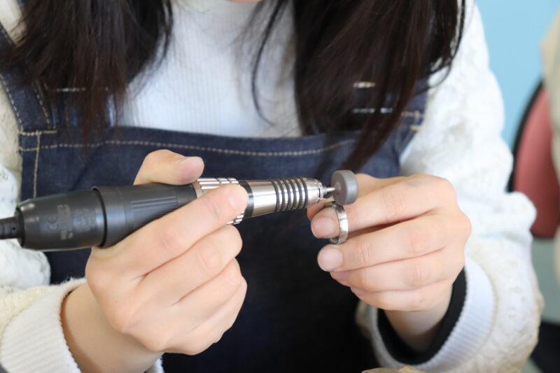 手作り結婚指輪「めちゃくちゃ楽しかったです」