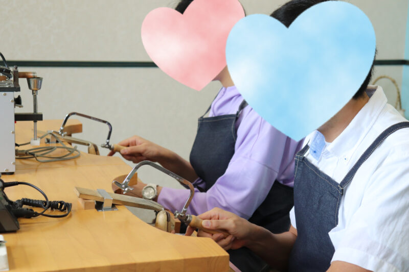 手作り結婚指輪「とても貴重な体験ができたと満足しています」