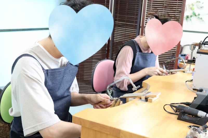 手作り結婚指輪「金属加工に興味があった」