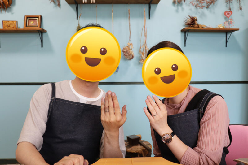 手作り結婚指輪「金属加工に興味があった」