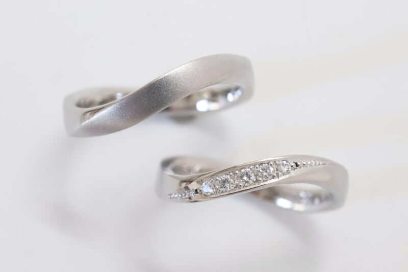 手作り結婚指輪「金属加工に興味があった」