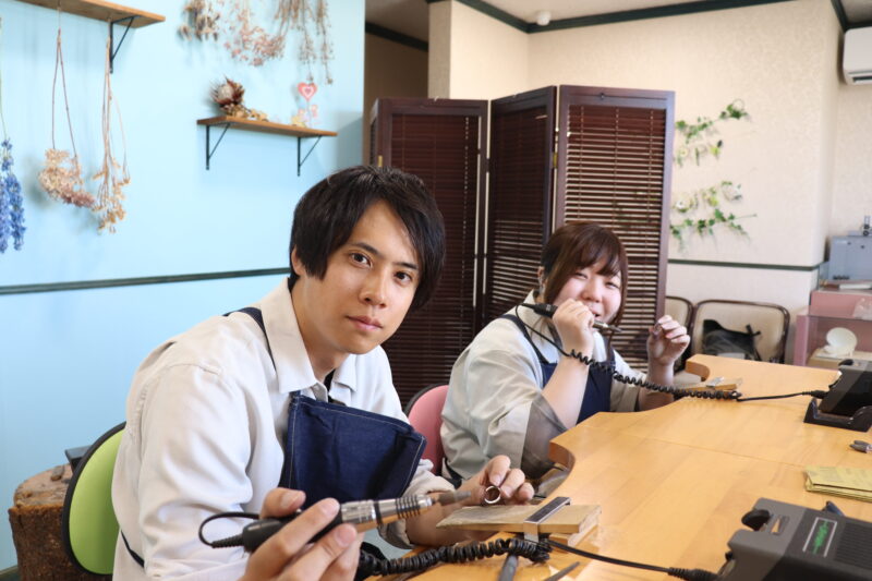 浜松　手作り結婚指輪「ワクワク出来たので楽しかったです」