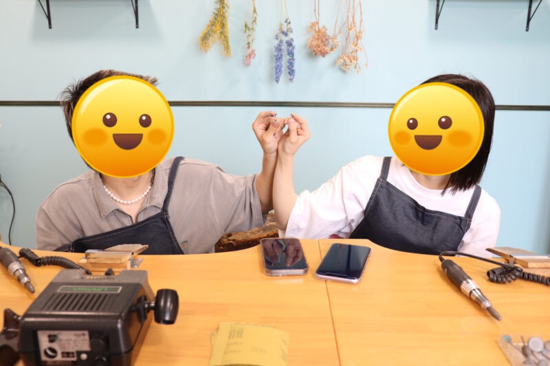 浜松　手作り結婚指輪「文字入れ、お手入れ等のアフターサービスがよかった」
