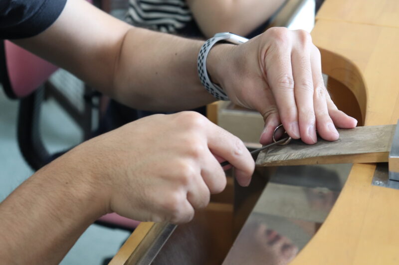 浜松　手作り結婚指輪「フォローしてもらいながら満足の指輪が作れました」