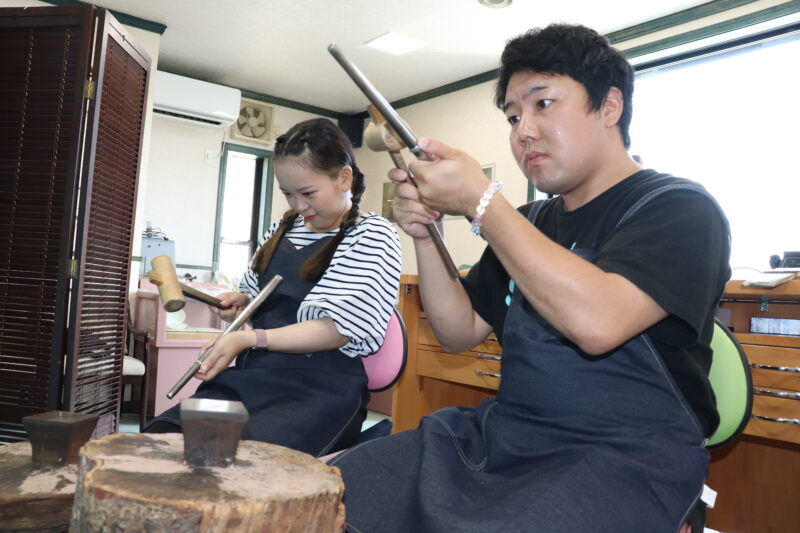 浜松　手作り結婚指輪「世界に一つだけのものができてとても嬉しいです！」