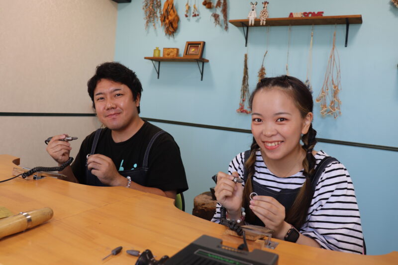 浜松　手作り結婚指輪「世界に一つだけのものができてとても嬉しいです！」