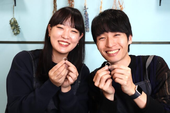 浜松　手作り結婚指輪「上手くできないことも含めてすごく楽しかったです」