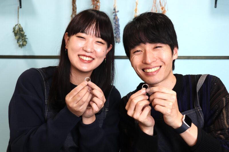 浜松　手作り結婚指輪「上手くできないことも含めてすごく楽しかったです」