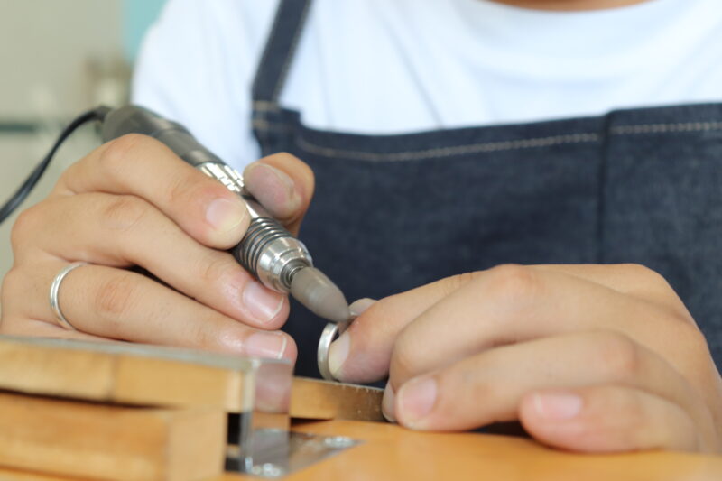 浜松 手作り結婚指輪「自分たちのペースで楽しく作ることができました」