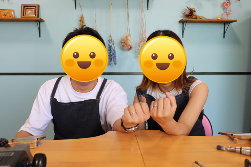 浜松 手作り結婚指輪「自分たちのペースで楽しく作ることができました」