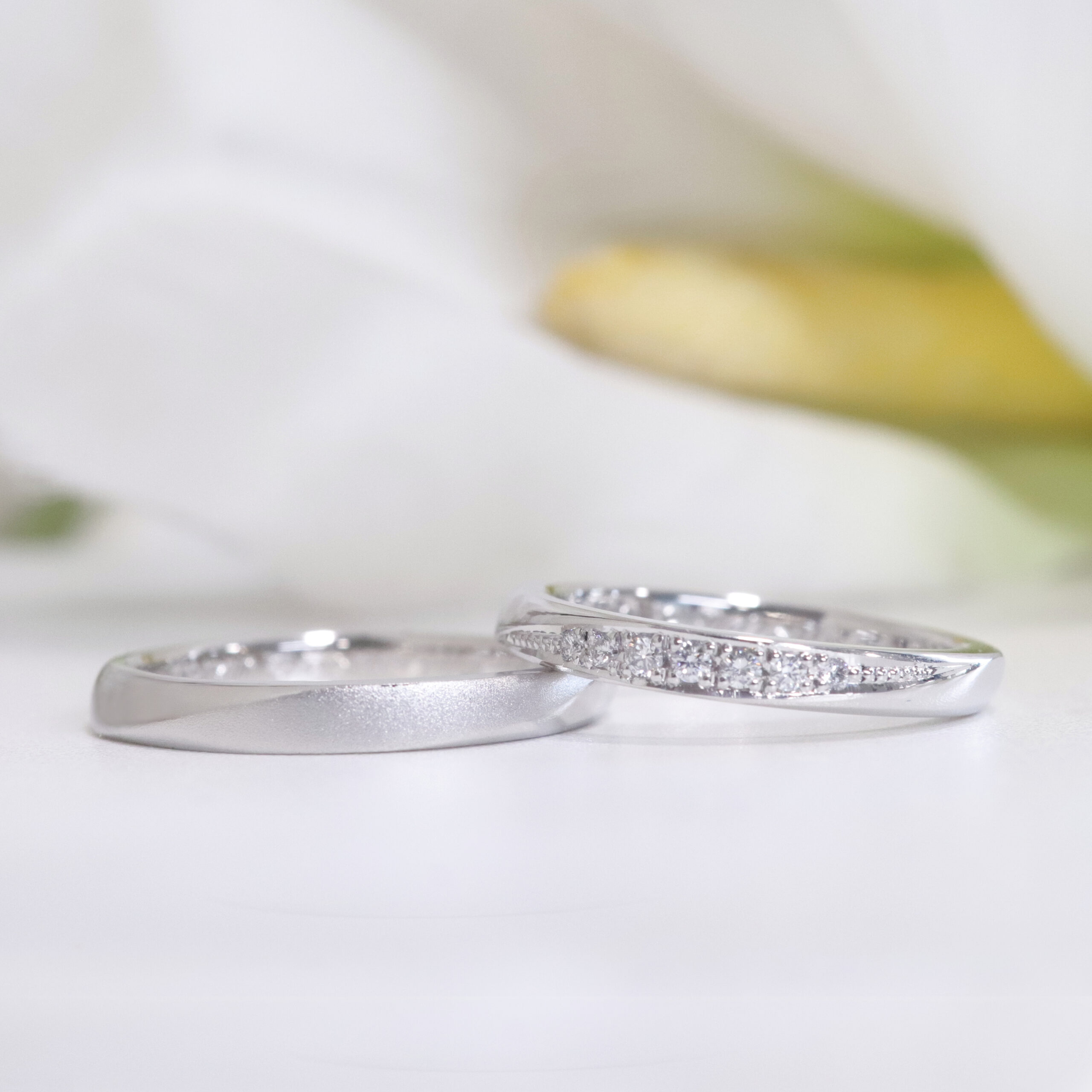 浜松　オーダーメイド結婚指輪「入籍日に合わせて完成させてくださったことが嬉しかったです」