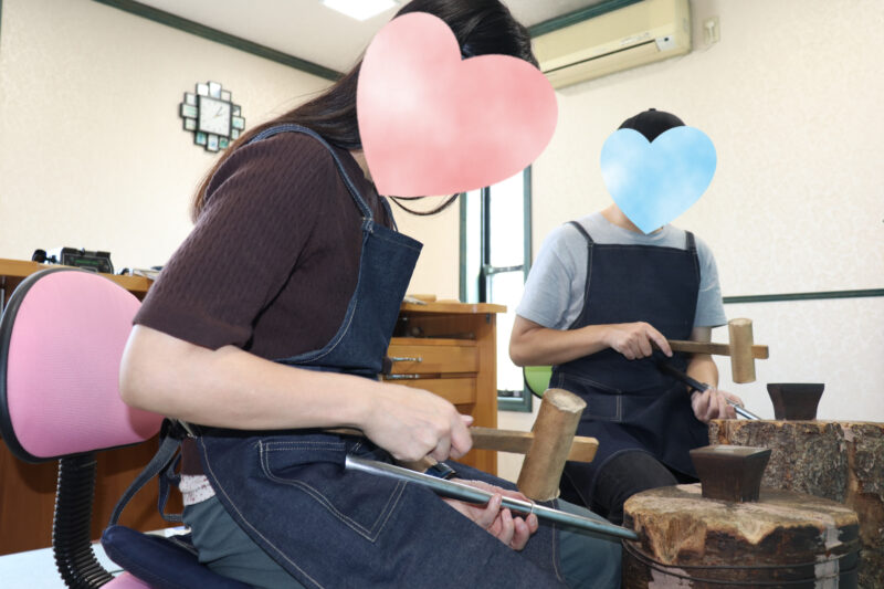 浜松　手作り結婚指輪「貴重な体験をありがとうございました」