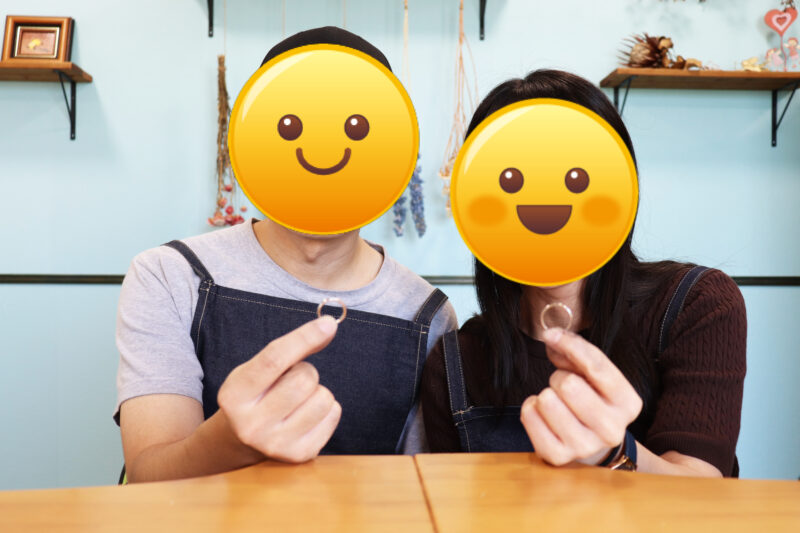 浜松　手作り結婚指輪「貴重な体験をありがとうございました」