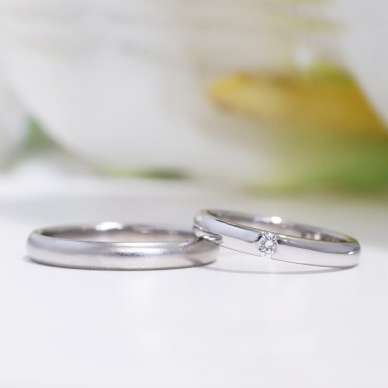 ちょっと贅沢な結婚指輪