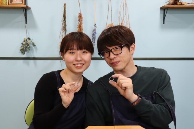 浜松　手作り結婚指輪「製作過程を楽しむことができました」